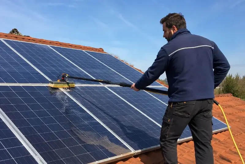 Nettoyage et entretien de panneaux solaires à Montbrun-des-Corbières
